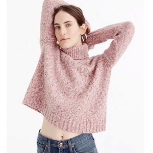 J.Crew Marled Wool Turtleneck Sweater